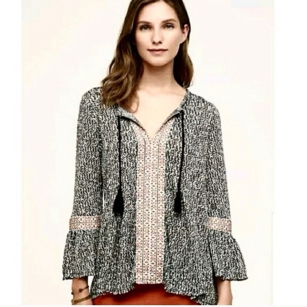 Anthropologie Anama Flawless Riada embroidered tunic